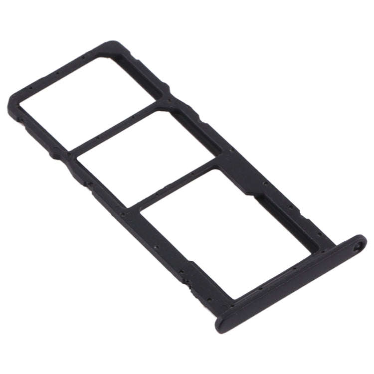 SIM Card Tray + SIM Card Tray + Micro SD Card Tray for Huawei Honor 8A Pro (Black)