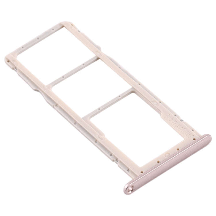 SIM Card Tray + SIM Card Tray + Micro SD Card Tray for Huawei Honor 8A Pro (Gold)