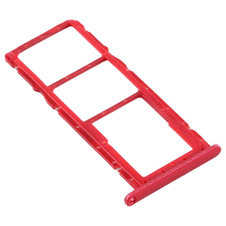 SIM Card Tray + SIM Card Tray + Micro SD Card Tray for Huawei Honor 8A Pro (Red)