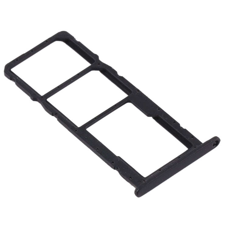 SIM Card Tray + SIM Card Tray + Micro SD Card Tray for Huawei Y6s (2019) (Black)