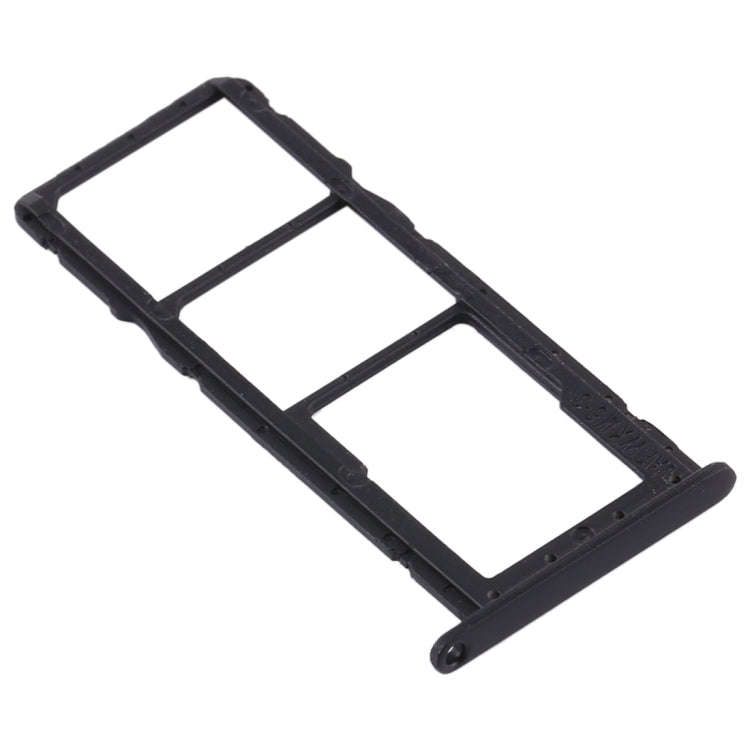 SIM Card Tray + SIM Card Tray + Micro SD Card Tray for Huawei Y6s (2019) (Black)