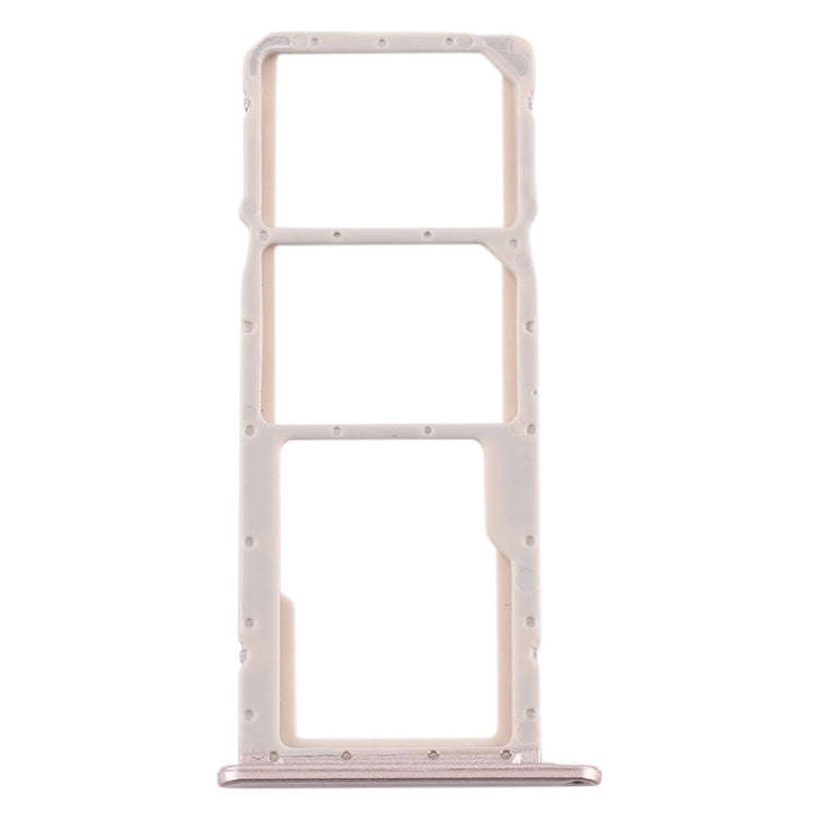 SIM Card Tray + SIM Card Tray + Micro SD Card Tray for Huawei Y6s (2019) (Gold)
