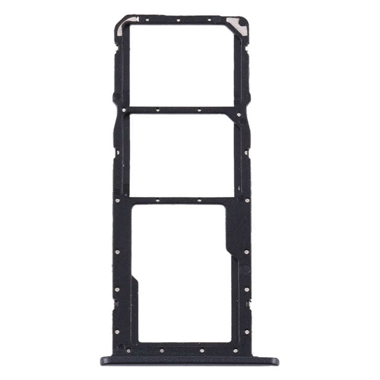 SIM Card Tray + SIM Card Tray + Micro SD Card Tray for Huawei Y6 Pro (2019) (Black)