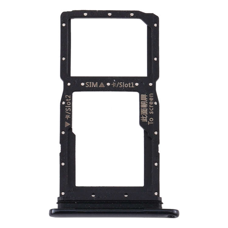 SIM Card Tray + SIM Card Tray / Micro SD Card Tray for Huawei Enjoy Z 5G (Black)