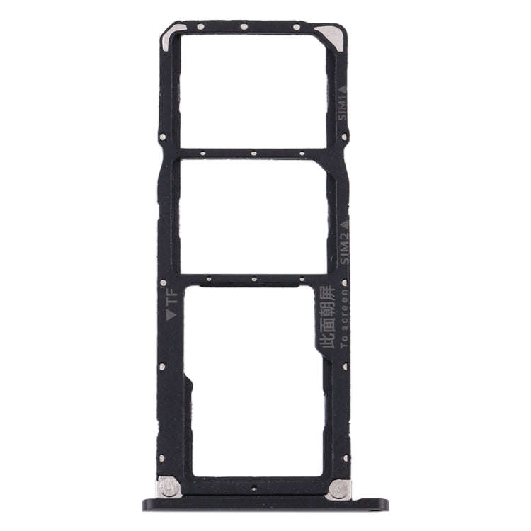 SIM Card Tray + SIM Card Tray + Micro SD Card Tray for Huawei Enjoy Max (Black)