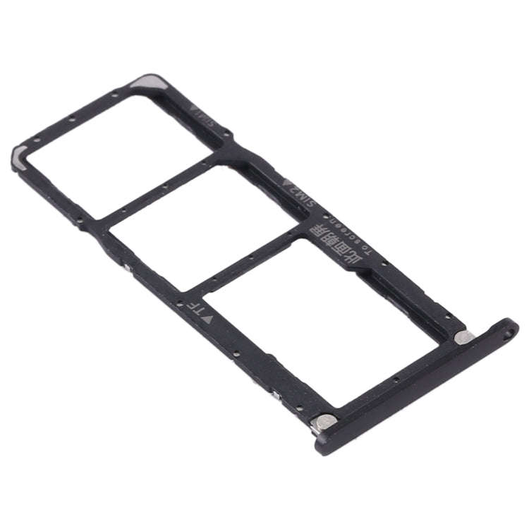 SIM Card Tray + SIM Card Tray + Micro SD Card Tray for Huawei Enjoy Max (Black)