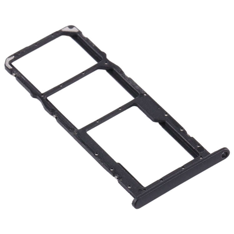 SIM Card Tray + SIM Card Tray + Micro SD Card Tray for Huawei Y8s (Black)