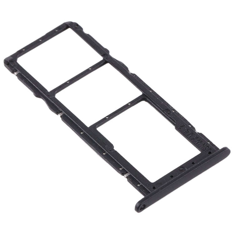 SIM Card Tray + SIM Card Tray + Micro SD Card Tray for Huawei Y8s (Black)