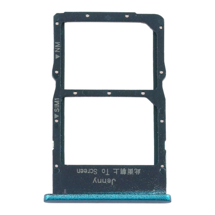 SIM Card Tray + NM Card Tray for Huawei P40 Lite (Green)