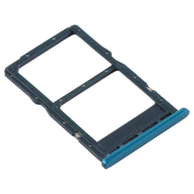SIM Card Tray + NM Card Tray for Huawei P40 Lite (Green)