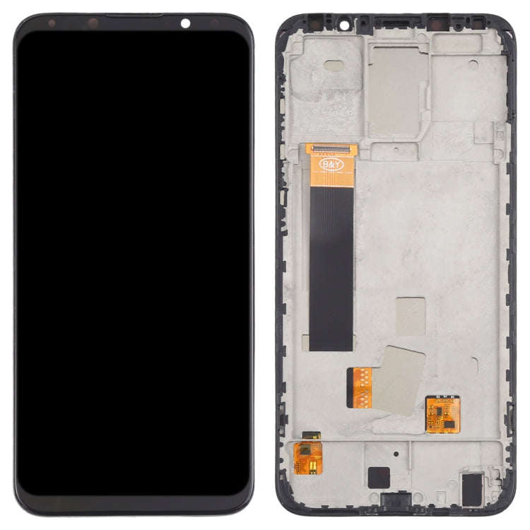 TFT LCD Screen for Meizu 16X Digitizer Full Assembly with Frame, Not Supporting Fingerprint Ident...