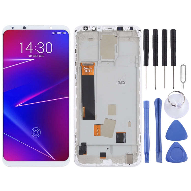 TFT LCD Screen for Meizu 16X Digitizer Full Assembly with Frame, Not Supporting Fingerprint Ident...