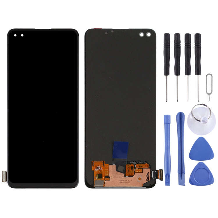 Original AMOLED Material LCD Screen and Digitizer Full Assembly for OPPO Reno4 4G