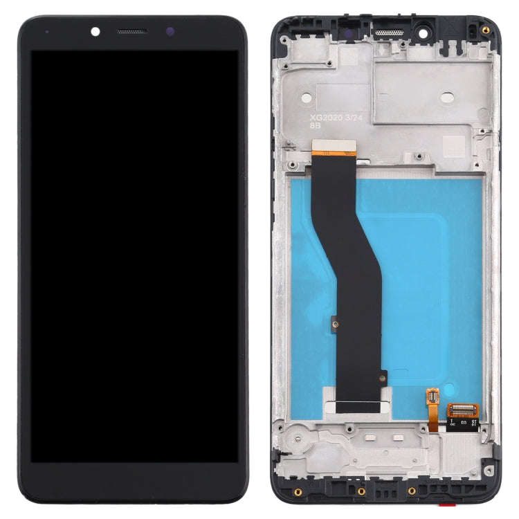 LCD Screen for LG K20 (2019)LM-X120EMW LMX120EMW LM-X120 Digitizer Full Assembly With Frame (Black)