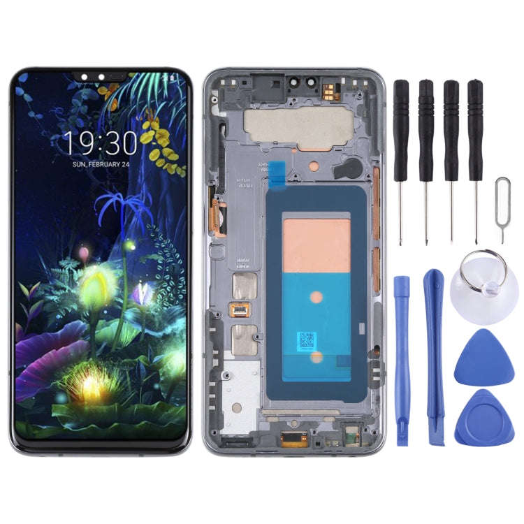 LCD Screen and Digitizer Full Assembly With Frame for LG V50 ThinQ 5G LM-V500 LM-V500N LM-V500EM ...