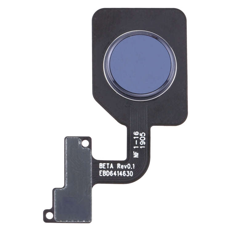 Fingerprint Sensor Flex Cable for LG G8s ThinQ LMG810 LM-G810 LMG810EAW (Black)