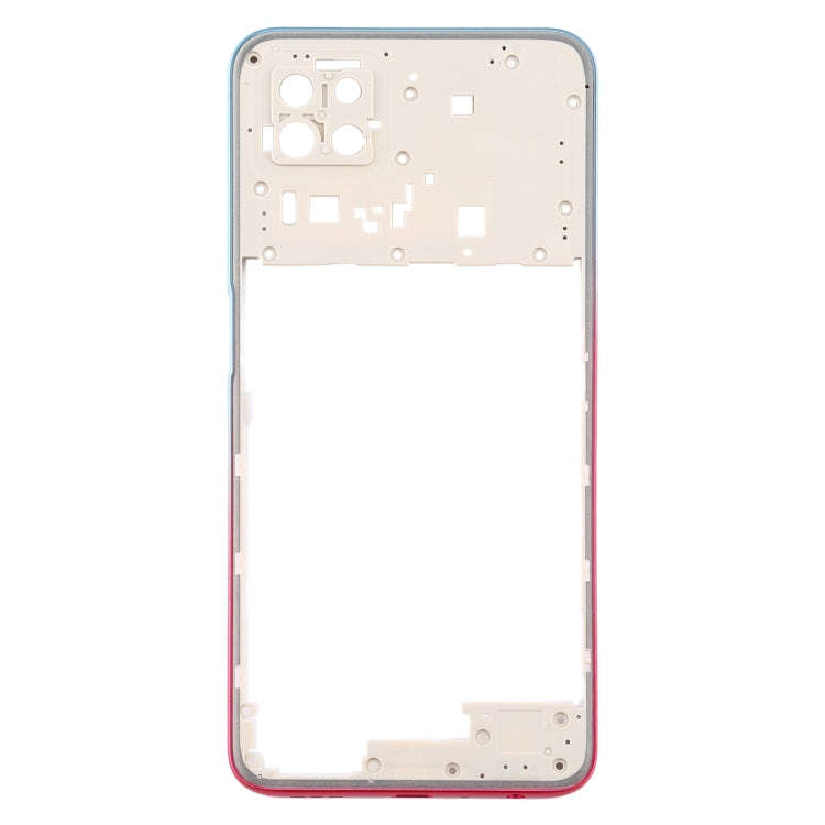 For OPPO A72 5G PDYM20 Middle Frame Bezel Plate (Blue)