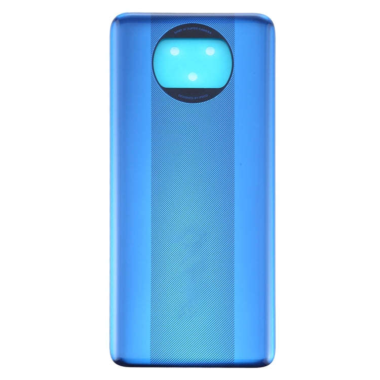 Original Battery Back Cover for Xiaomi Poco X3 / Poco X3 NFC M2007J20CG / M2007J20CT(Blue)