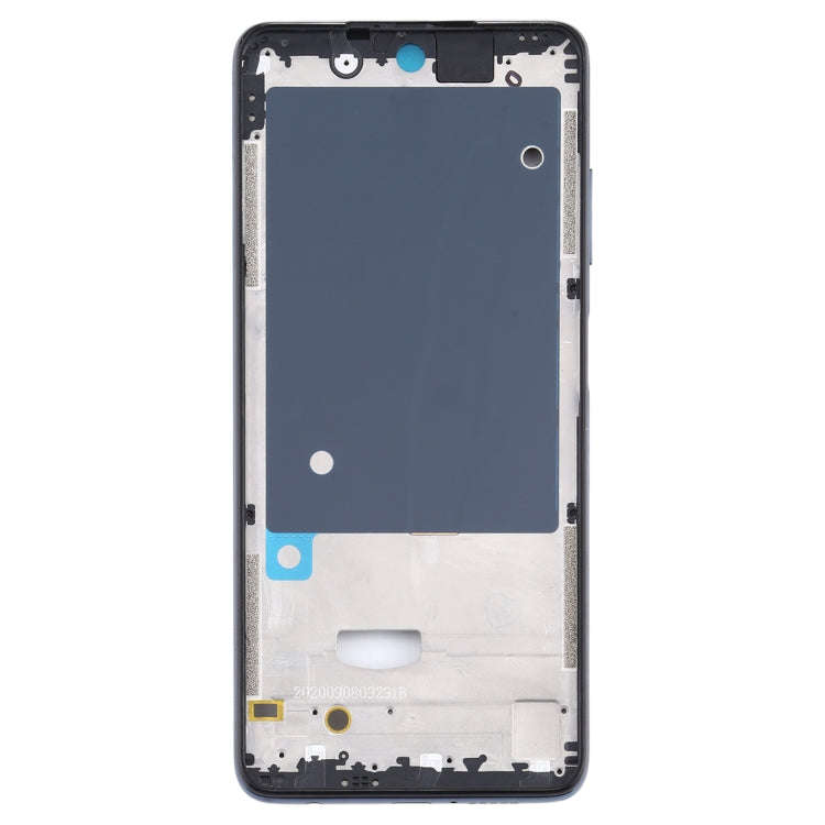Front Housing LCD Frame Bezel Plate for Xiaomi Poco X3 / Poco X3 NFC M2007J20CG / M2007J20CT(Black)
