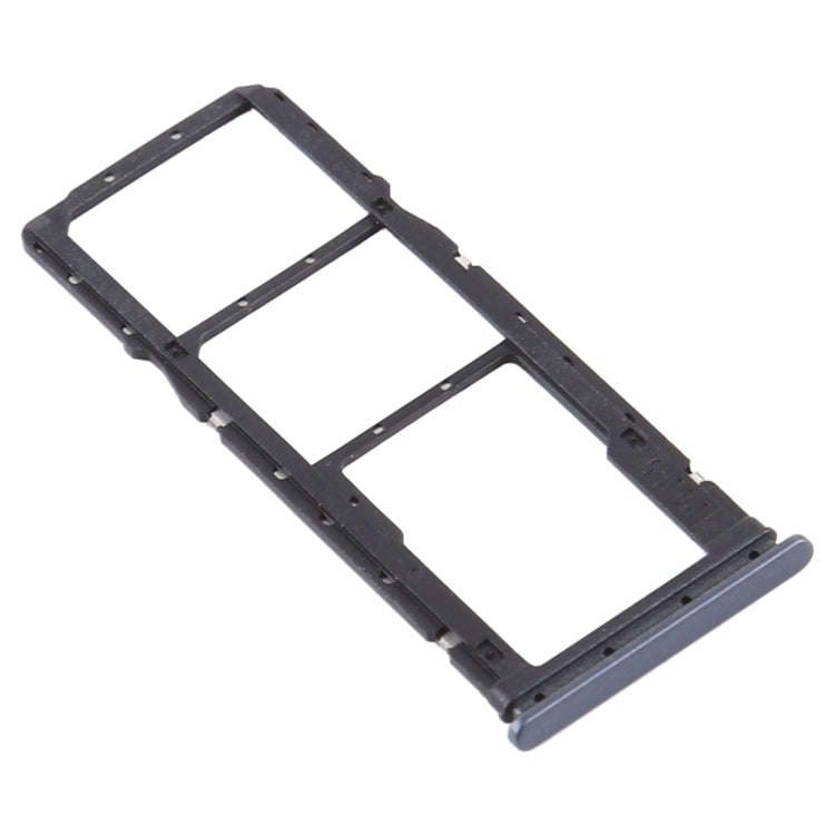 SIM Card Tray + SIM Card Tray + Micro SD Card Tray for Xiaomi Redmi 9/Poco C31(Black)