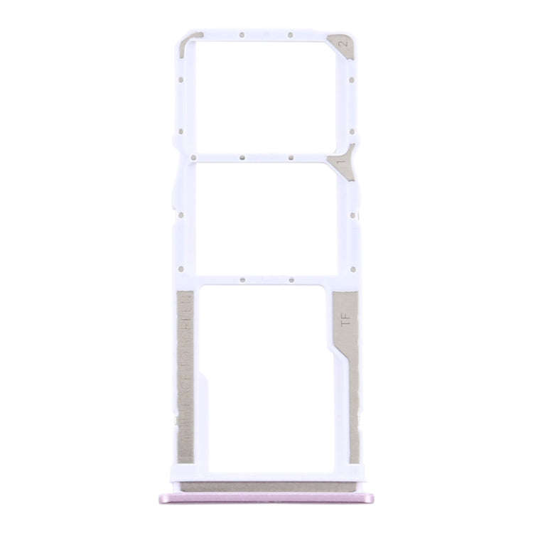 SIM Card Tray + SIM Card Tray + Micro SD Card Tray for Xiaomi Redmi 9/Poco C31(Pink)