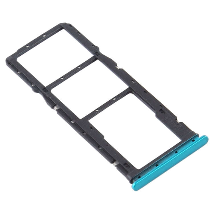 SIM Card Tray + SIM Card Tray + Micro SD Card Tray for Xiaomi Redmi 9(Green)