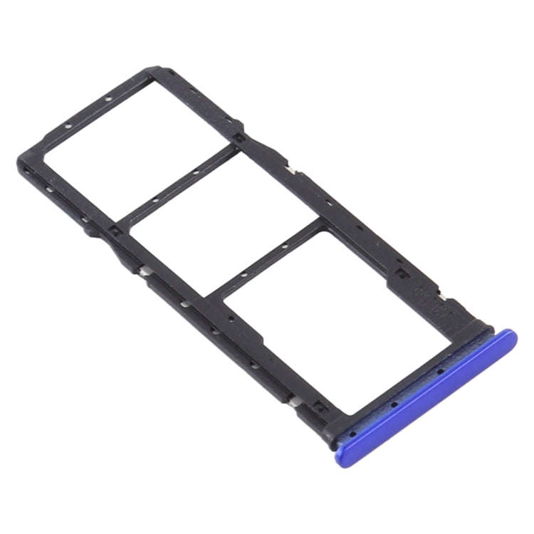 SIM Card Tray + SIM Card Tray + Micro SD Card Tray for Xiaomi Redmi 9/Poco C31(Blue)