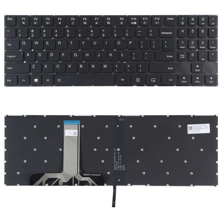 UK Version Keyboard with Keyboard Backlight for Lenovo Legion Y520 Y520-15IKB R720 Y720 Y720-15IKB