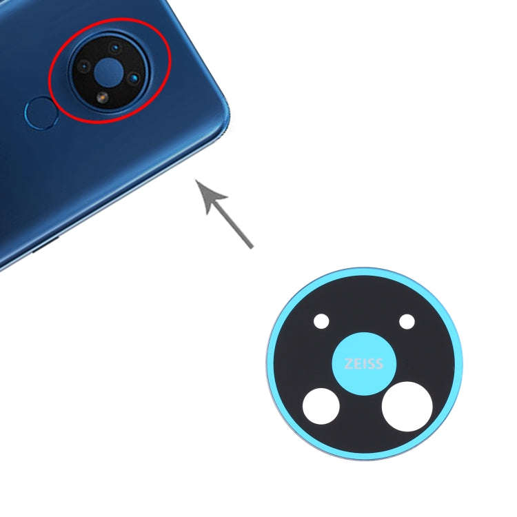 10 PCS Camera Lens Cover for Nokia C5 Endi (Blue)