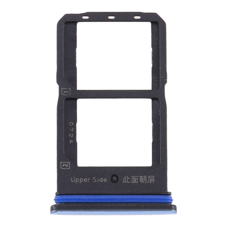 For Vivo Y70s V2002A SIM Card Tray + SIM Card Tray (Silver)