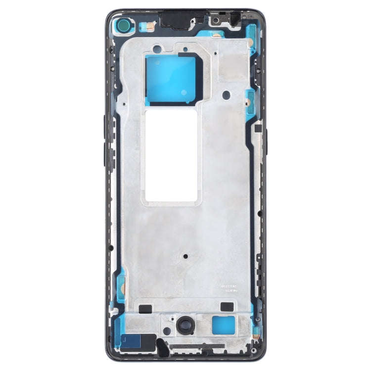 For OPPO Reno5 Pro 5G PDSM00, PDST00, CPH2201 Original Front Housing LCD Frame Bezel Plate (Black)