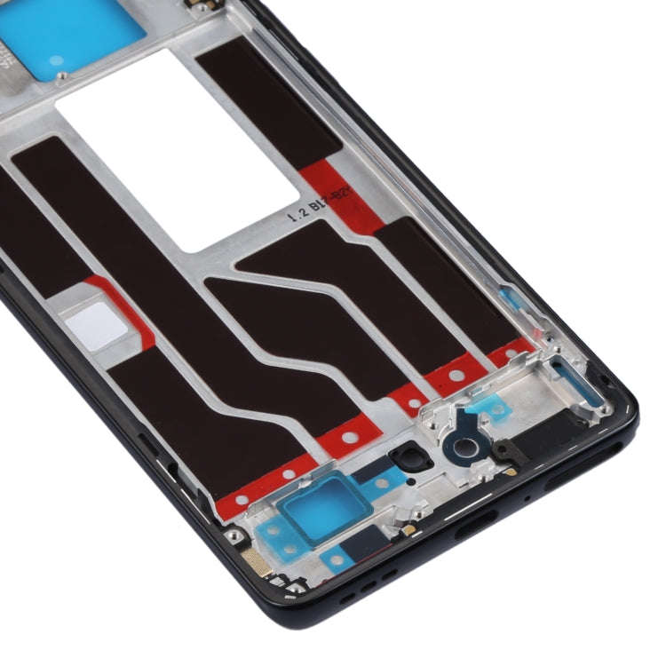 For OPPO Reno5 Pro 5G PDSM00, PDST00, CPH2201 Original Front Housing LCD Frame Bezel Plate (Black)