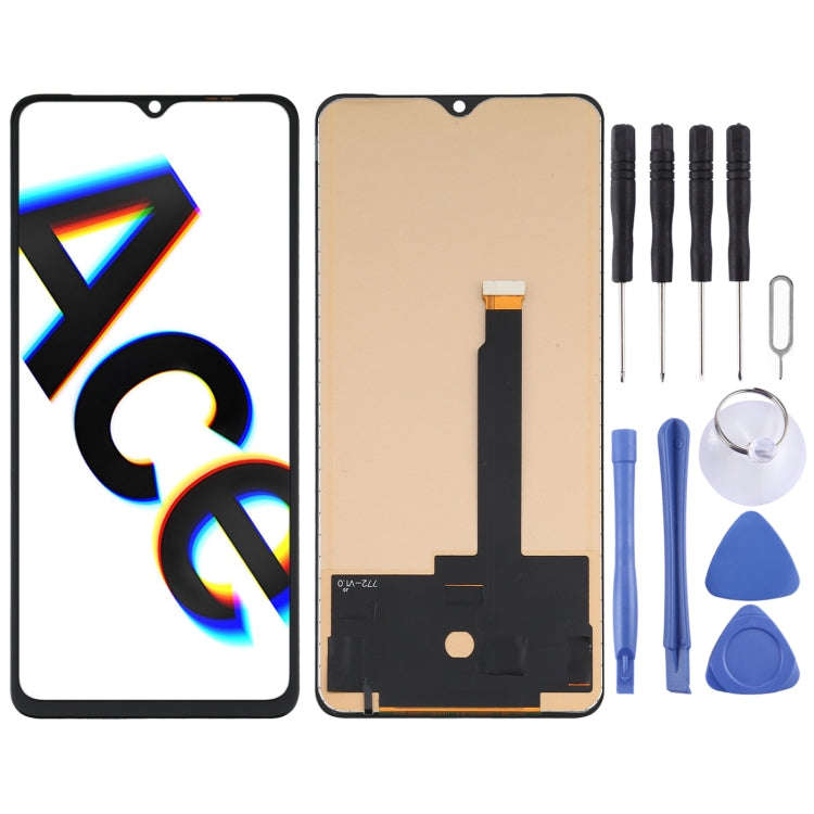 TFT LCD Screen for OPPO Reno ACE / Realme X2 Pro with Digitizer Full Assembly (Not Supporting Fin...