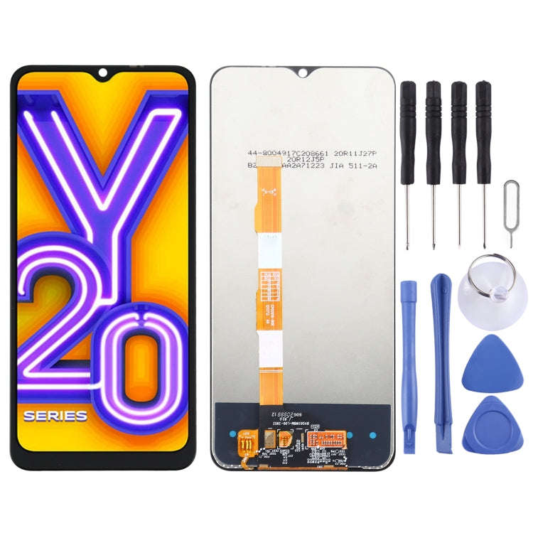 LCD Screen and Digitizer Full Assembly for Vivo Y20 / Y20i / Y30 (China) / Y30 Standard / Y20 202...