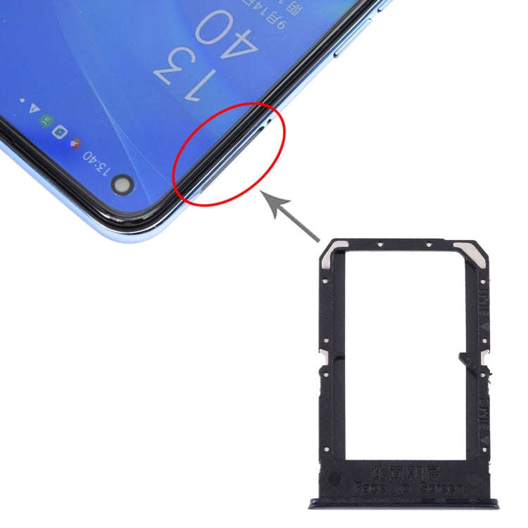 For OPPO Reno4 SE/A93 4G/OPPO Reno4 F/Reno4 Lite/F17 Pro PEAT00 PEAM00 SIM Card Tray + SIM Card T...