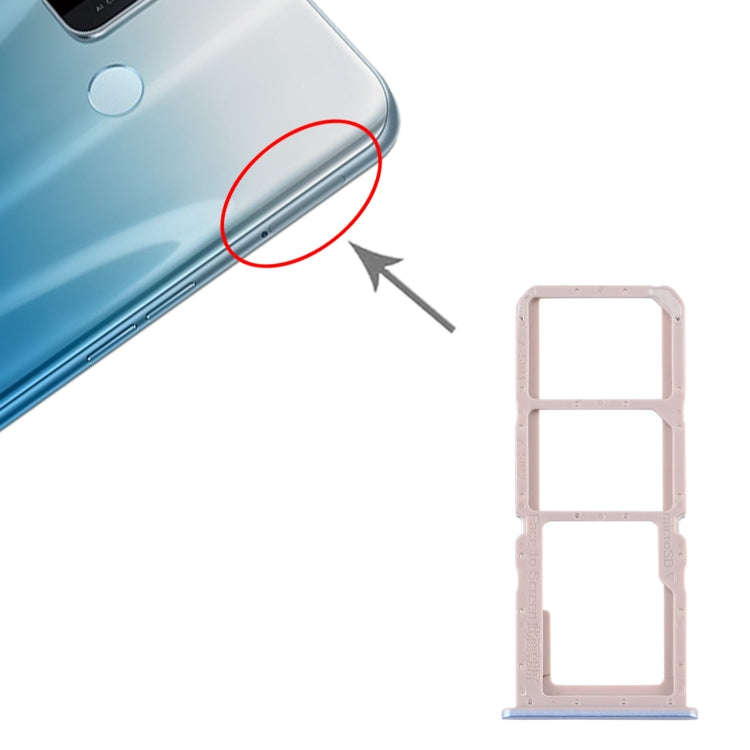 For OPPO A32 / A53 4G / A33 2020 / A53s / A11s PDVM00  SIM Card Tray + SIM Card Tray + Micro SD C...