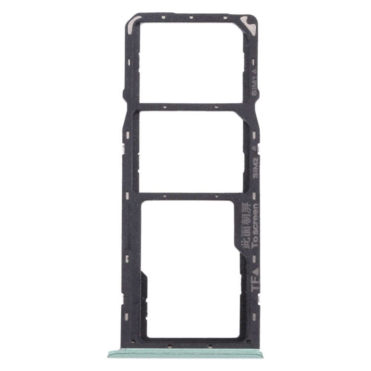 For OPPO Realme C11 RMX2185  SIM Card Tray + SIM Card Tray + Micro SD Card Tray (Green)