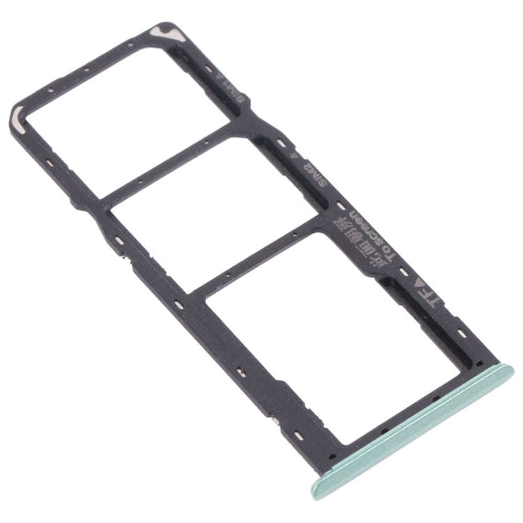 For OPPO Realme C11 RMX2185  SIM Card Tray + SIM Card Tray + Micro SD Card Tray (Green)