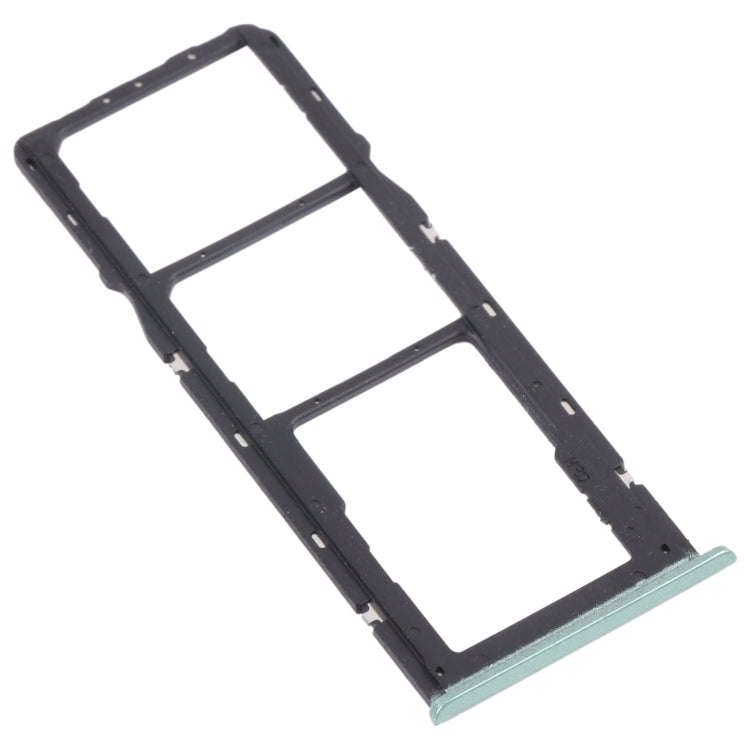 For OPPO Realme C11 RMX2185  SIM Card Tray + SIM Card Tray + Micro SD Card Tray (Green)