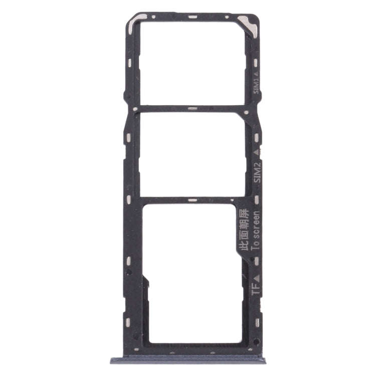 For OPPO Realme C11 RMX2185  SIM Card Tray + SIM Card Tray + Micro SD Card Tray (Grey)