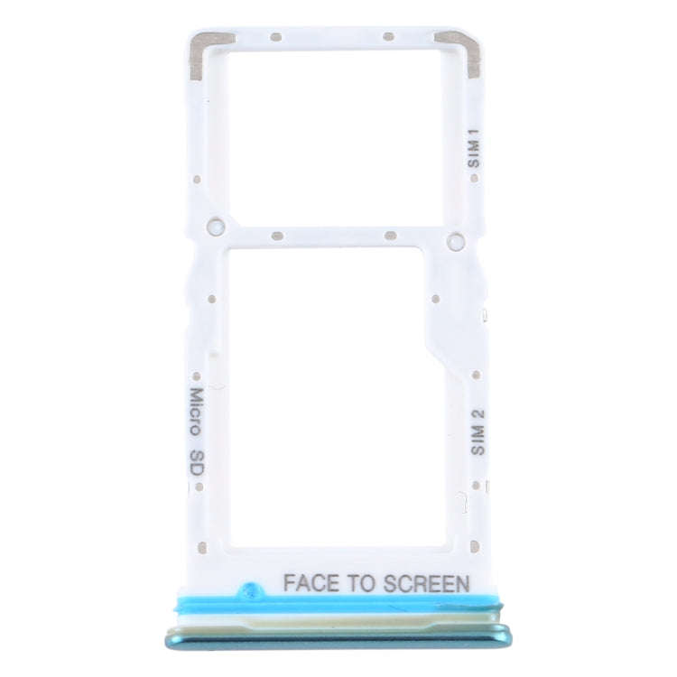 SIM Card Tray + SIM Card Tray / Micro SD Card Tray for Xiaomi Mi 10T Lite 5G (Green)