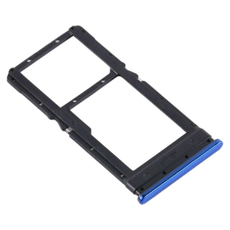SIM Card Tray + SIM Card Tray / Micro SD Card Tray for Xiaomi Poco X3 / Poco X3 NFC(Blue)