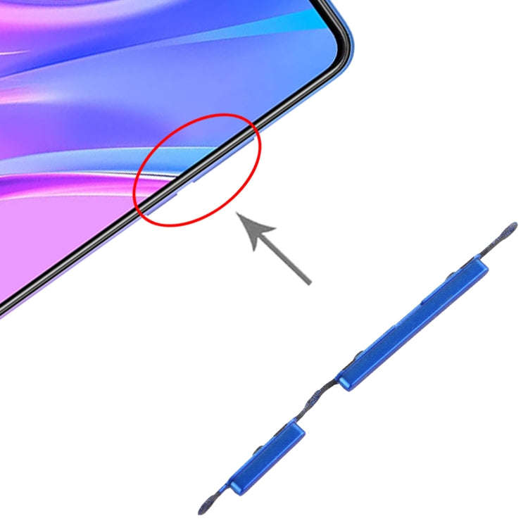 Power Button and Volume Control Button for Xiaomi Redmi 9A(Blue)