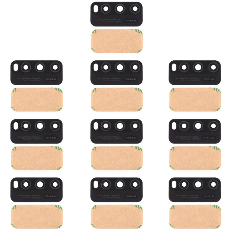 For vivo Y30 (China)  V2034A / vivo Y30g V2066BA / vivo Y30 Standard 10pcs Back Camera Lens