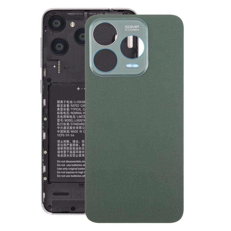 For ZTE Blade V70 Design Leather Material Battery Back Cover with Adhesive
