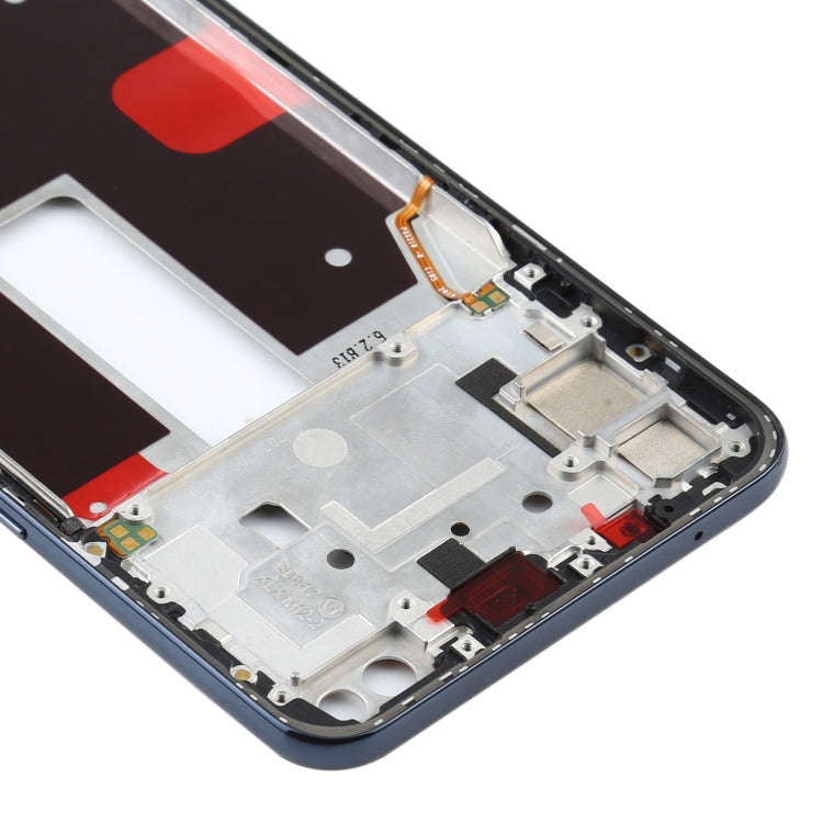 For OPPO Reno4 5G PDPM00, PDPT00, CPH2091 Front Housing LCD Frame Bezel Plate (Black)