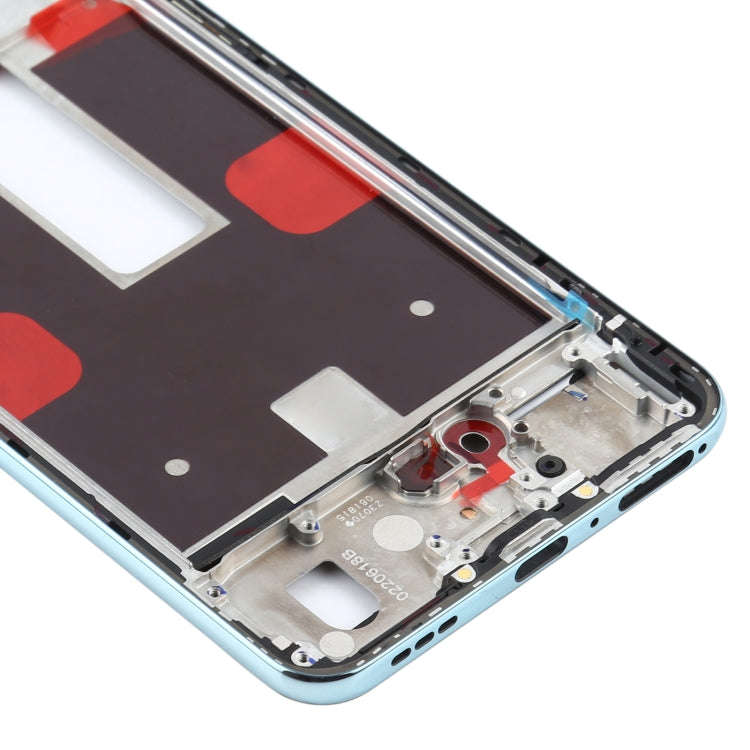 For OPPO Reno4 5G PDPM00, PDPT00, CPH2091 Front Housing LCD Frame Bezel Plate (Baby Blue)