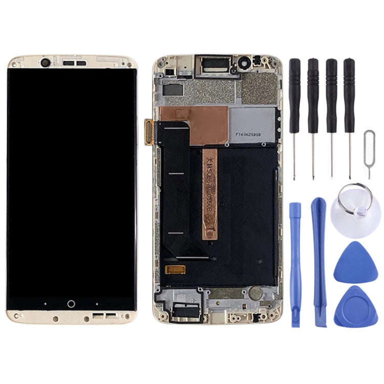 Original AMOLED LCD Screen for ZTE Axon 7 A2017 A2017U A2017G Digitizer Full Assembly With Frame ...