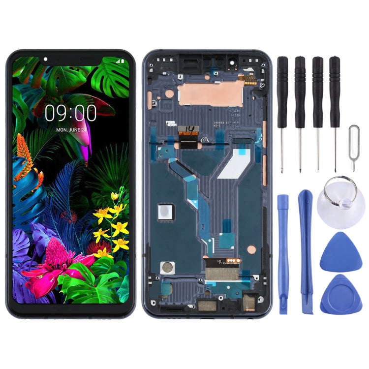 LCD Screen for LG G8s ThinQ LMG810, LM-G810, LMG810EAW with Digitizer Full Assembly With Frame (B...
