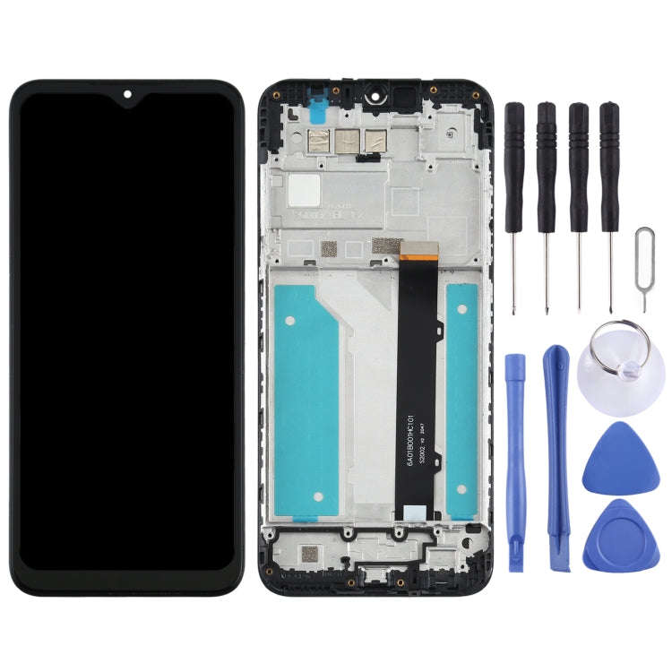 TFT LCD Screen for LG K41s LMK410EMW, LM-K410EMW, LM-K410 with Digitizer Full Assembly0(Black)